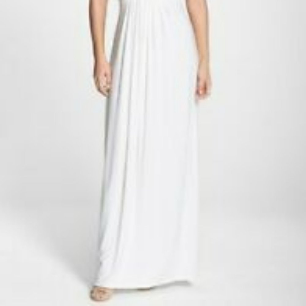 NWT TART Collections 'Tonia' Cloud Dancer White Maxi Dress Sz S - Picture 3 of 4